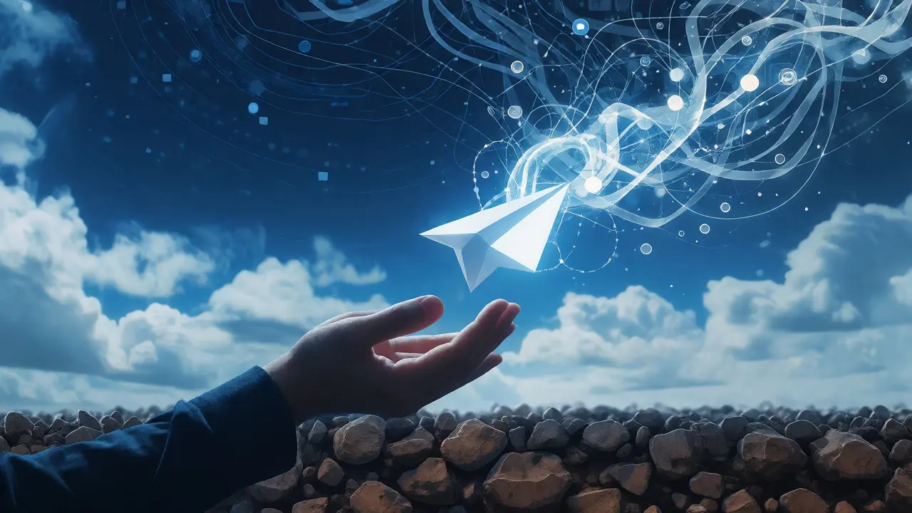 Hands releasing a glowing bird into a digital-patterned sky, symbolizing granting independence and navigating modern pressures.
